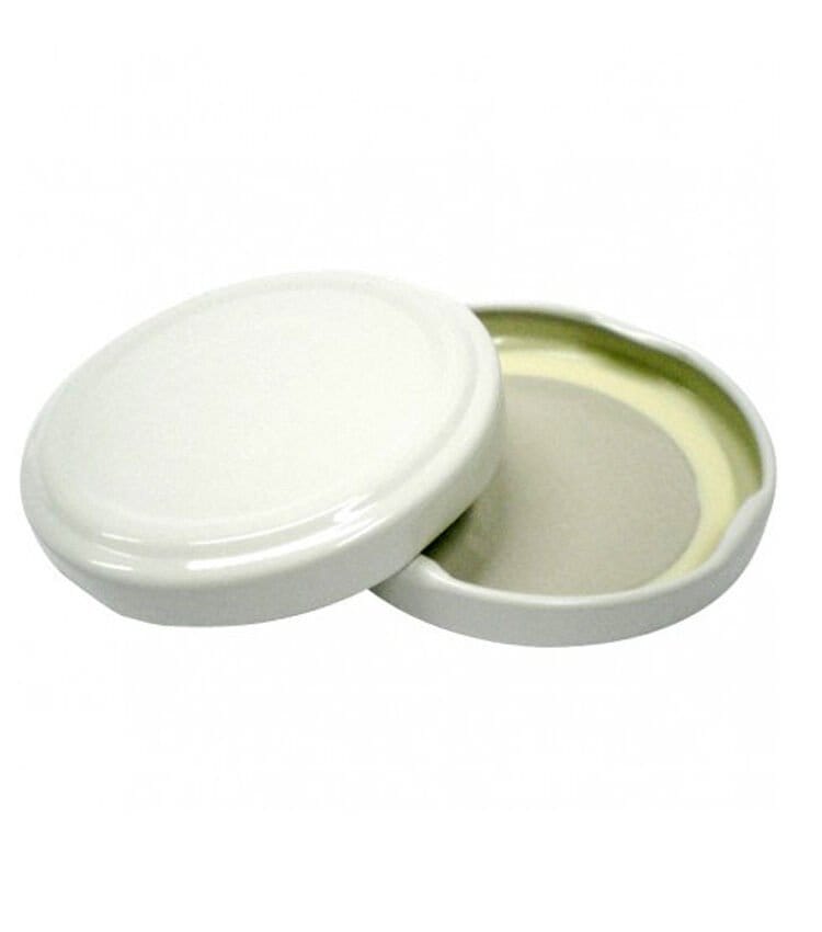 Tappo Capsula Twist-Off Bianchi per Barattoli da conserva 1 Pz. / ø int 77 mm MillStore (2499003)