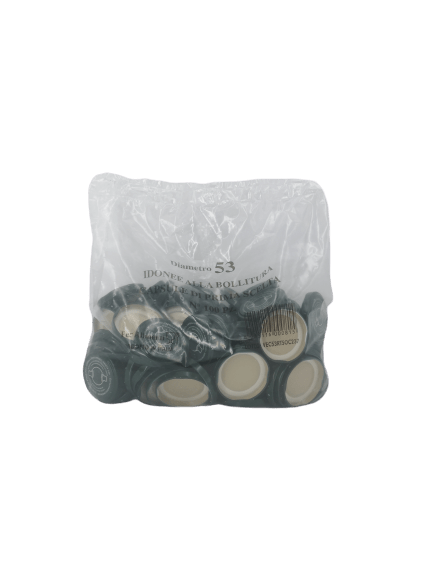 Tappo Capsula Twist-Off con flip per Barattoli 100 Pz. / ø int 53 mm MillStore (2499005)