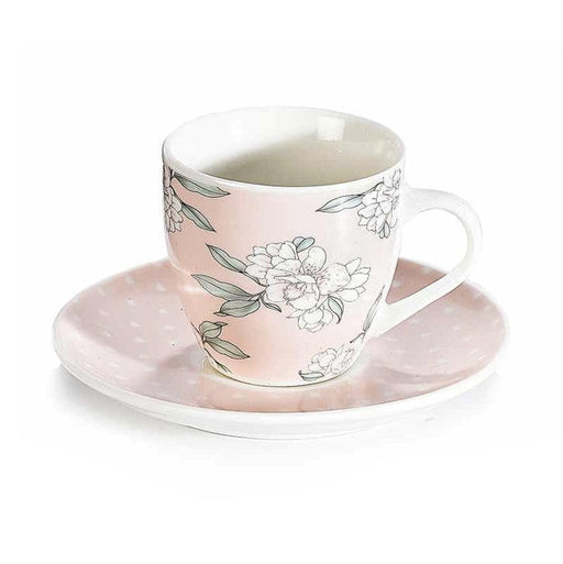 Tazzina da caffè Primavera in porcellana Rosa Art from Italy (2566429)