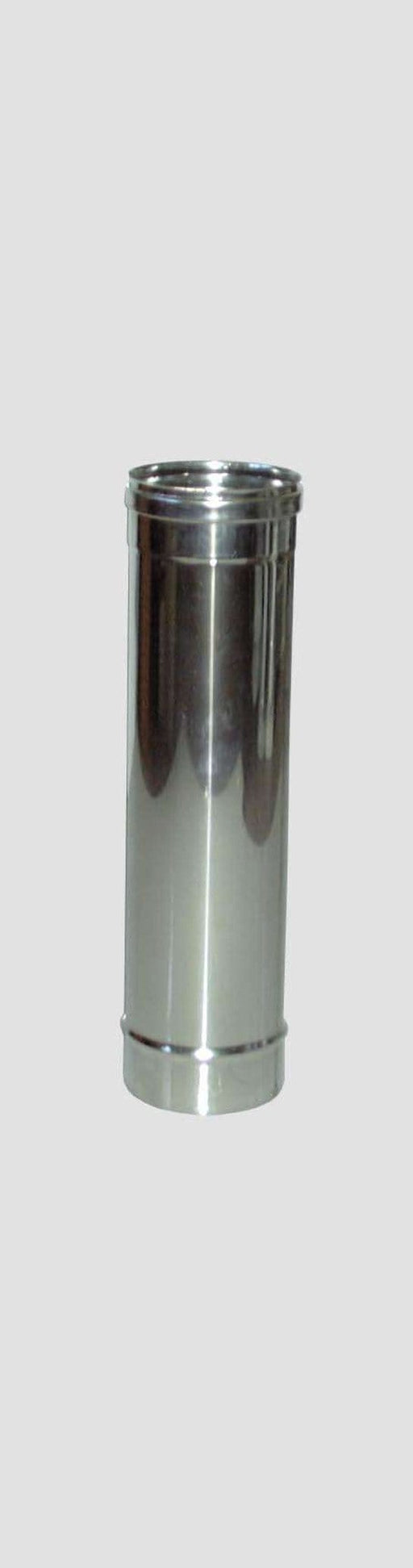 Tubo Diritto Inox AISI 304 per Stufe - Altezza 100 cm - Diametro 13 cm MillStore (2499314)