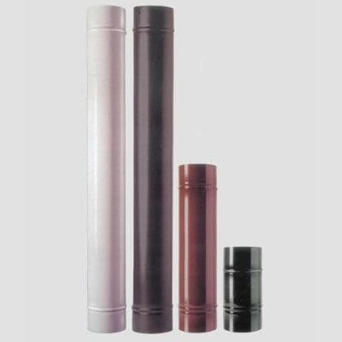 Tubo Smaltato Nero Opaco 12 x 50 cm - Smalbo Smalbo (2499355)