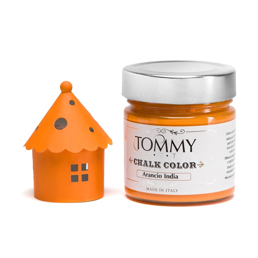 Vernice Shabby Chic Chalk Paint - Tommy Art Arancio India / Ml. 200 Tommy Art