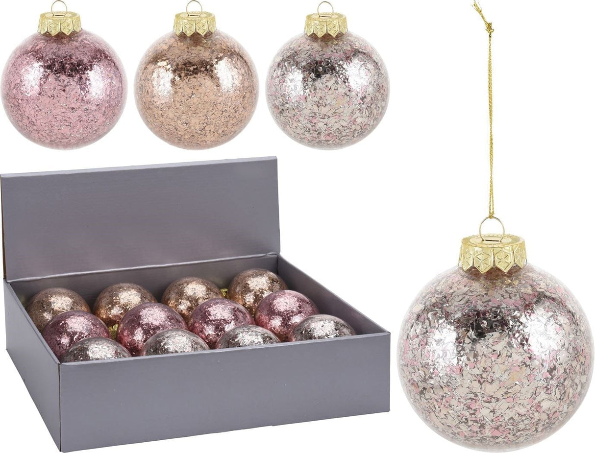 1 Sfera confetti - decorazione per Albero di Natale Koopman (4143054)