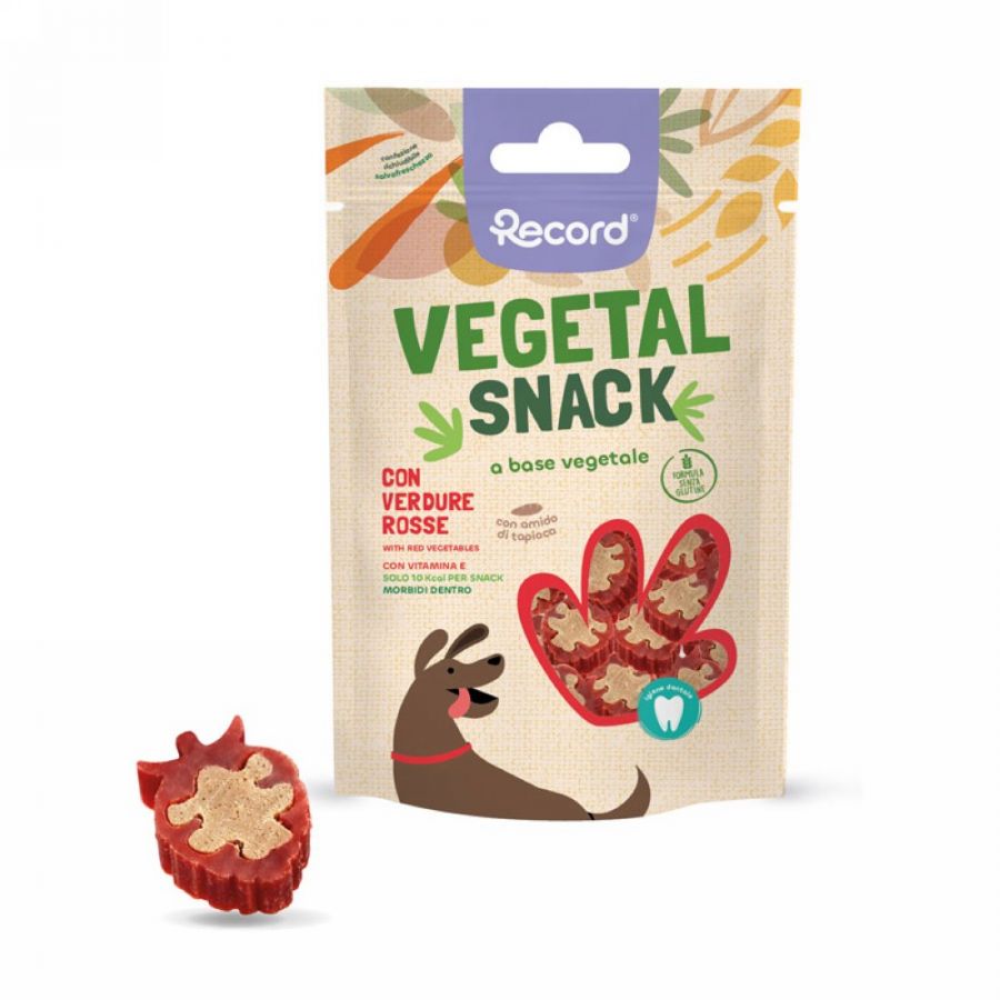 Snack vegetali per cani 75 gr - 3 gusti - Record