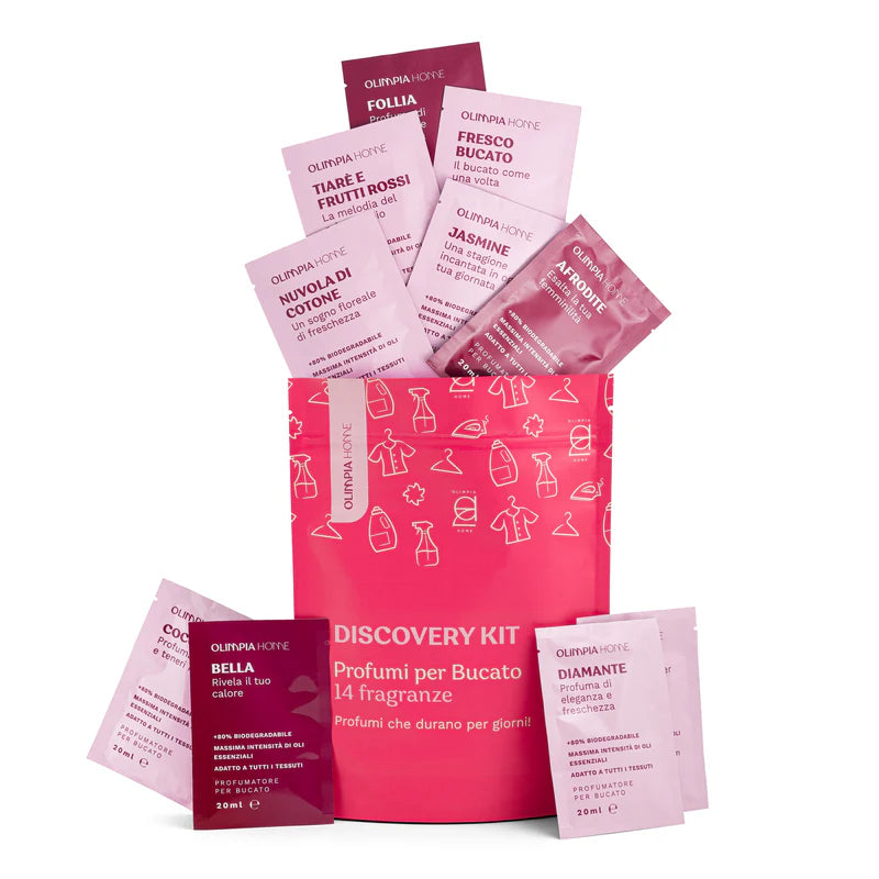 Discovery Kit Laundry Collection – 14 Fragranze di profumatori per bucato