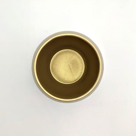 Vaso Caspo da interno Alice - Bianco e Oro MillStore (2499506)