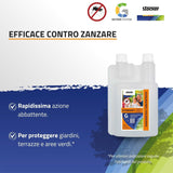 Nebulizzatore anti-zanzare Kit Geyser Essential - 4 L con tubi, spruzzatori, insetticida e disabituante
