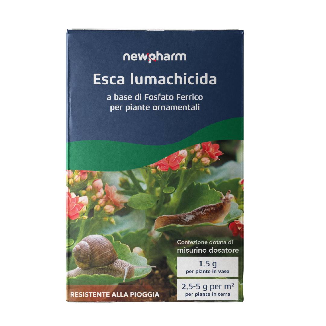 Esca lumachicida granulare Ferramol fosfato ferrico PFnPE - 200 gr - Newpharm garden