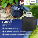 Nebulizzatore anti-zanzare Kit Geyser Essential - 4 L con tubi, spruzzatori, insetticida e disabituante