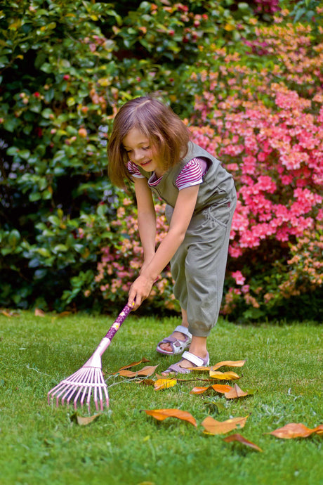 Rastrello foglie per bambini - 3 colori disponibili