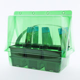 Pacco per ordine per corrispondenza contenente 6 piante (2x3) in vasi di 9x9x10 cm (opzione alternativa: pacco di sei piante acquatiche Moerings con etichette e maniglia per il trasporto).