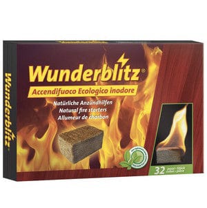 Accendifuoco Ecologico 32 cubetti - Wunderblitz Wunderblitz