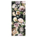 Carta da parati con decorazioni floreali Victoria Black Panel cm.100x250h. Komar