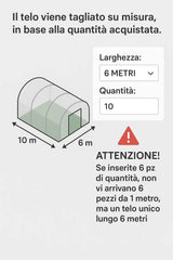 Telo serra telone nylon polietilene lunga durata - Vendita al metro lineare