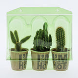 Confezione per trasportare 3 piante in vaso di ø6,5 cm.