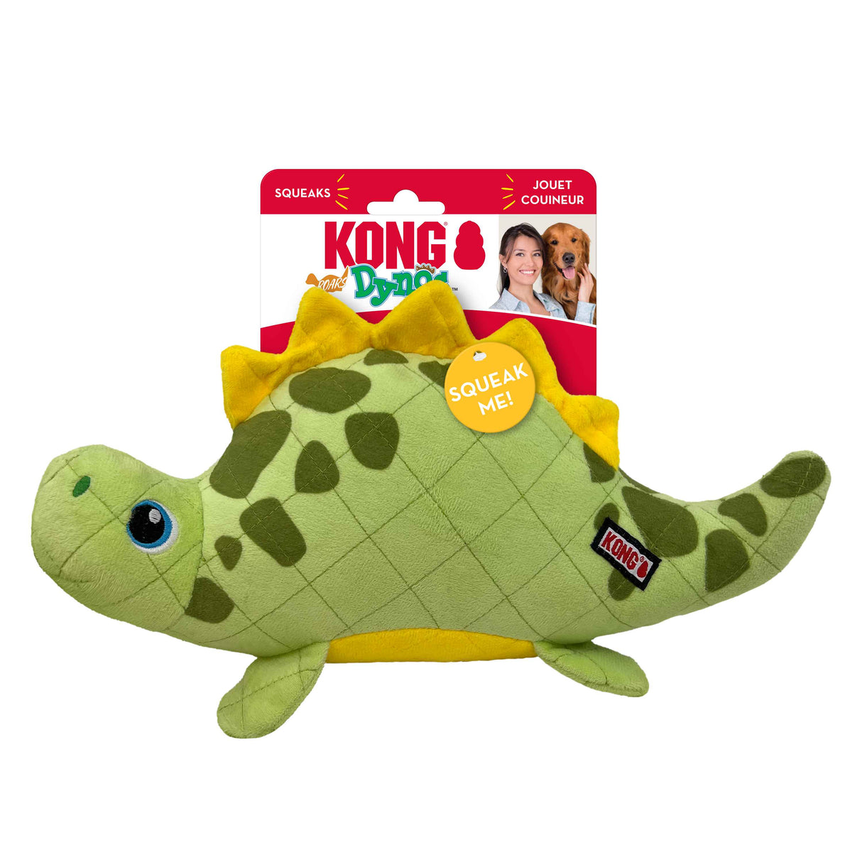 KONG Gioco per cani Dinosauro verde - M/L