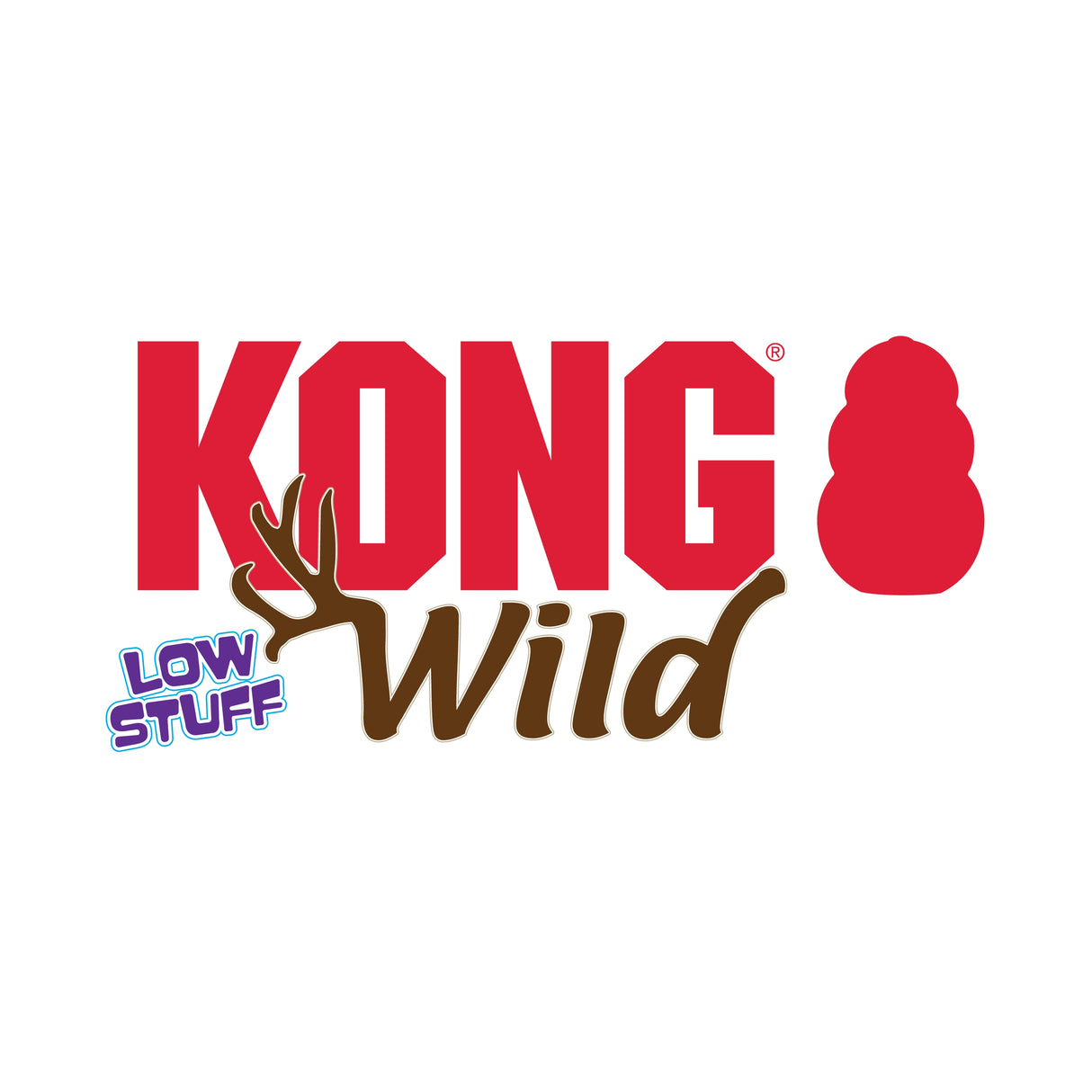 KONG Gioco per cani Wild low stuff Coniglio - M