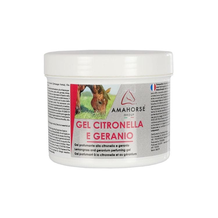 Gel repellente alla Citronella e Geranio per cavallo - barattolo 500 gr AmaHorse (3764378)