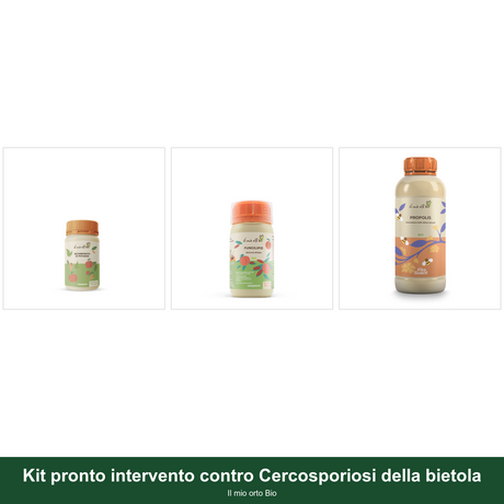 Kit pronto intervento contro Cercosporiosi della bietola - Il mio orto Bio