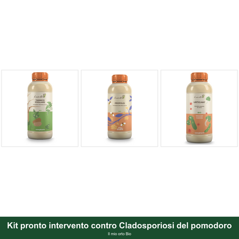 Kit pronto intervento contro Cladosporiosi del pomodoro - Il mio orto Bio