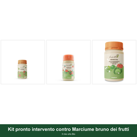 Kit pronto intervento contro Marciume bruno dei frutti - Il mio orto Bio