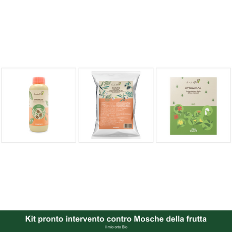 Kit pronto intervento contro Mosche della frutta - Il mio orto Bio