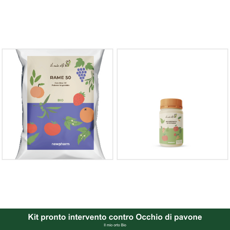 Kit pronto intervento contro Occhio di pavone - Il mio orto Bio