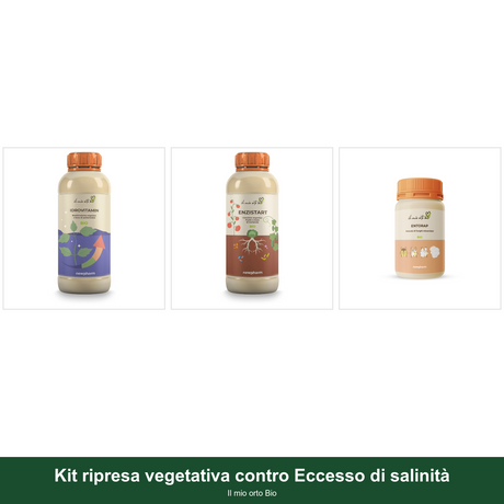 Kit ripresa vegetativa contro Eccesso di salinità - Il mio orto Bio
