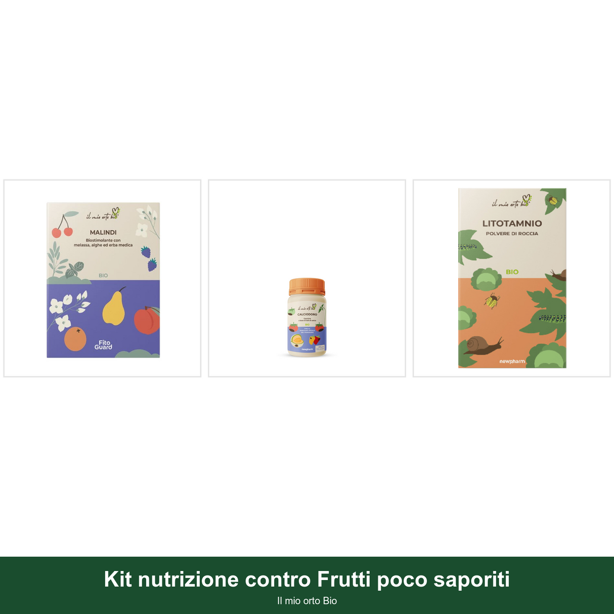 Kit nutrizione contro Frutti poco saporiti - Il mio orto Bio