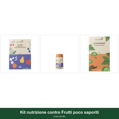 Kit nutrizione contro Frutti poco saporiti - Il mio orto Bio