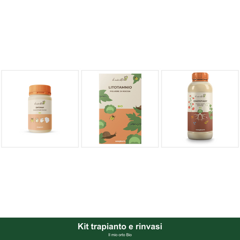 Kit trapianto e rinvasi - Il mio orto Bio