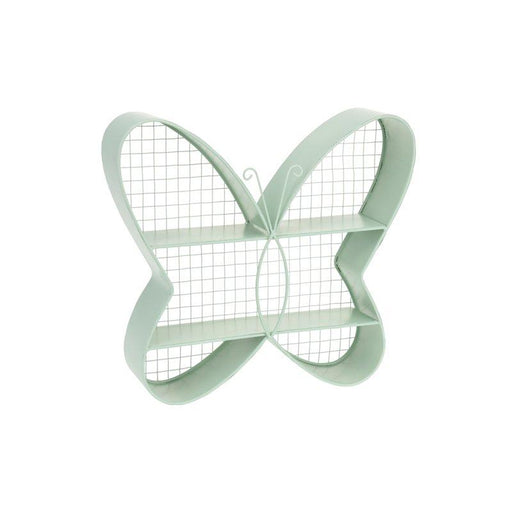 Mensola in metallo a forma di farfalla verde tiffany Koopman