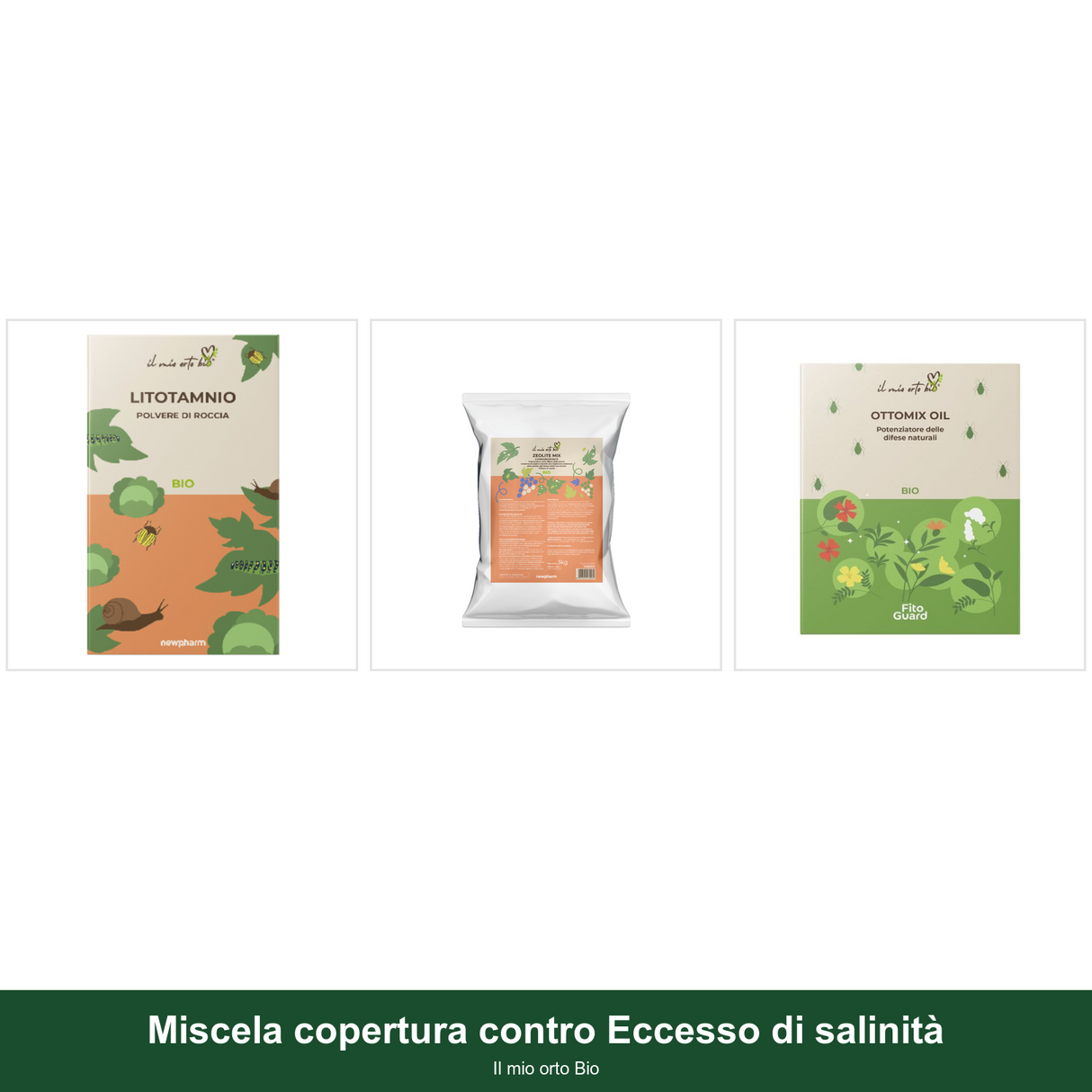 Miscela copertura contro Eccesso di salinità