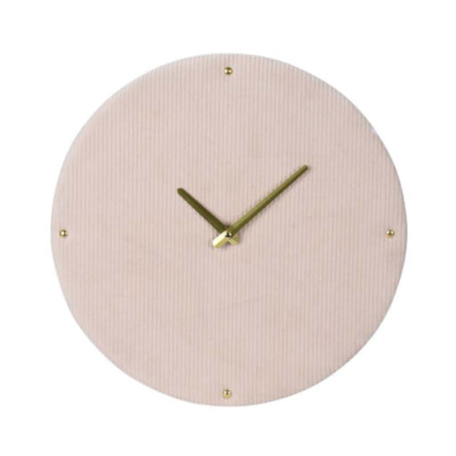 Orologio in velluto a costine cm.37 beige Koopman