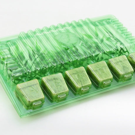 Pacco per ordine postale per 6 tappi 36x36x45mm (cubetti di Rockwool per coltivazione idroponica e Eazy Plugs).