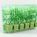 Pacco per ordine postale per 12 tappi 36x36x45mm (cubetti di Rockwool per coltivazione idroponica e Eazy Plugs).
