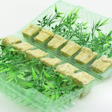 Pacco per ordine postale per 12 tappi 36x36x45mm (cubetti di Rockwool per coltivazione idroponica e Eazy Plugs).