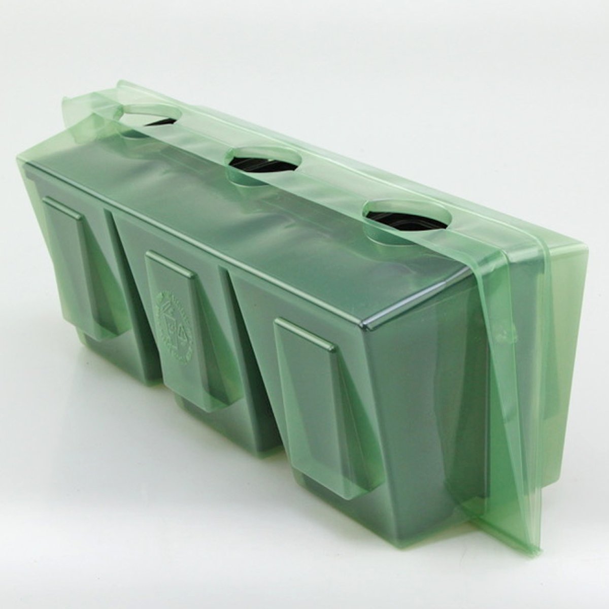 Pacco per ordinazione postale per 3 piante in vasi quadrati 11x11x12 cm.