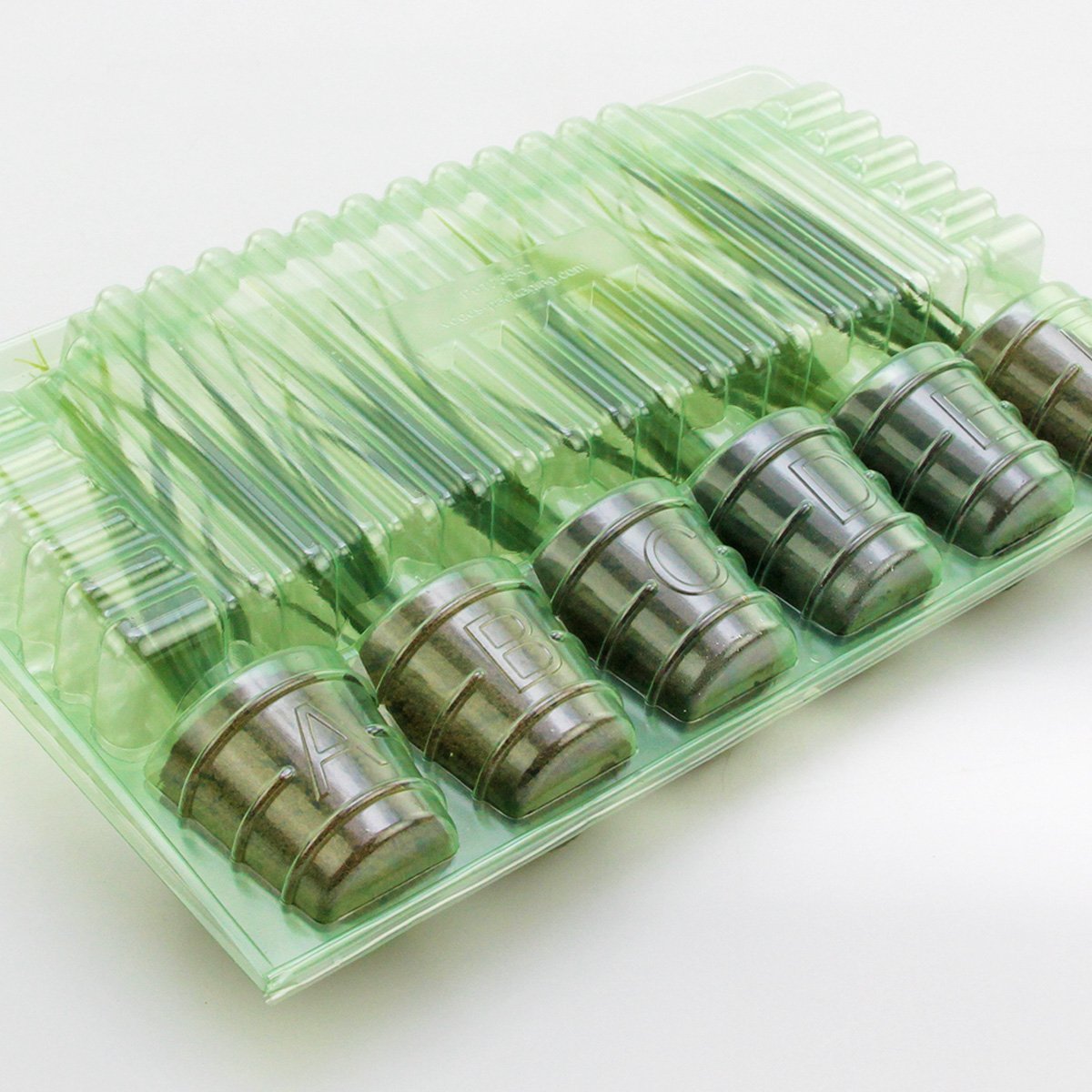 Pacco per ordine postale per 6 tappi ø50x50mm (conico).
