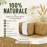 Paglia per pacciamatura piante orto e serra - 13 kg