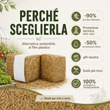 Paglia per pacciamatura piante orto e serra - 13 kg