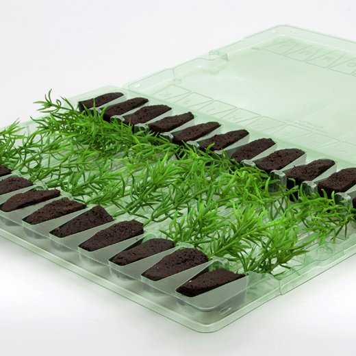 Pacchetto per cassetta postale per 22 tappi 25x25x43mm (conico).