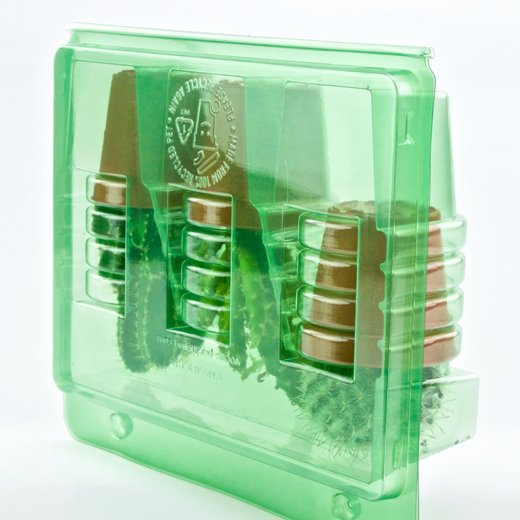 Pacco per ordine postale per 3 vasi KUMA ø55x52mm (conico).
