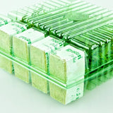 Pacco per ordine postale di 10 tappi 38x38x45mm (cubetti di Rockwool per la coltivazione idroponica).