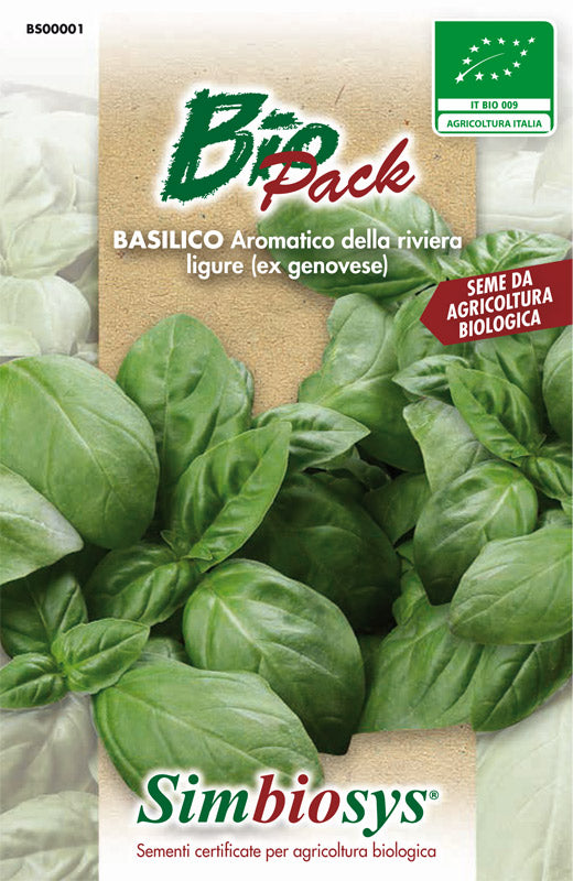 Semi biologici Basilico Aromatico Della Riviera Ligure (Ex Genovese) Simbiosys