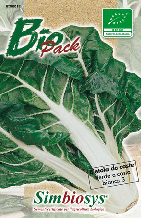 Semi biologici Bietola Da Coste Verde A Costa Bianca 3 Simbiosys