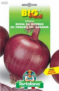 Semi di Cipolla Rossa da Inverno (di Firenze) Sel. Granata - Big Pack - L'Ortolano L'Ortolano