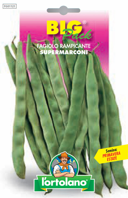 Semi Fagiolo Rampicante Supermarconi L'Ortolano