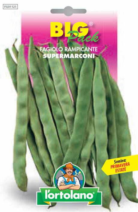 Semi Fagiolo Rampicante Supermarconi L'Ortolano