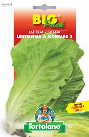 Semi Lattuga Romana Lentissima A Montare 3 L'Ortolano